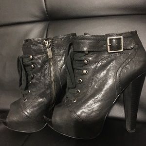 ALDO All Leather Ladies Black Dress Shoes